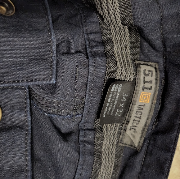 TACLITE® EMS PANT, 34/30, Navy - Picture 3 of 5